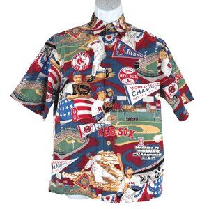 Reyn Spooner Boston Red Sox World Series Hawaiian Shirt Mens Small TP-3272